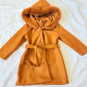 Two dresses and a coat for girl 5,6,7,8 years old good condition difference b